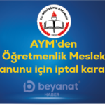 Öğretmenlik Meslek Kanunu